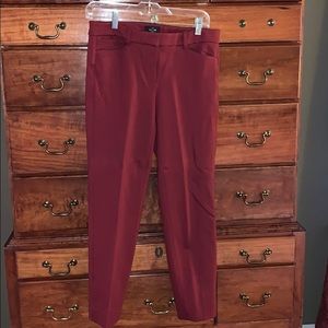 Burgundy White House Black Market pants.